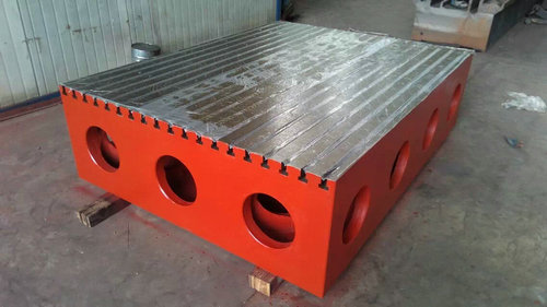 為印度客戶(hù)生產(chǎn)的T型槽方箱T型槽平臺(tái)